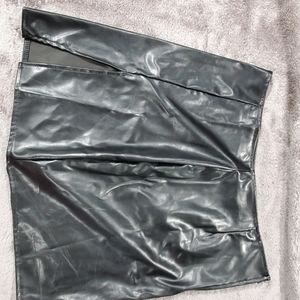 Pleather skirt